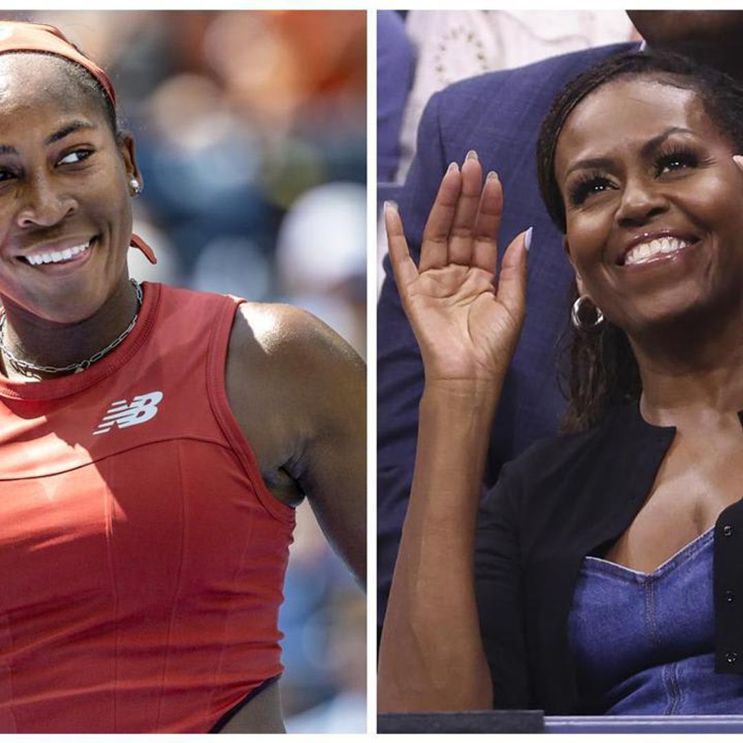 Coco Gauff said the Obamas helped her to calm down during ‘frustrating’ US Open match