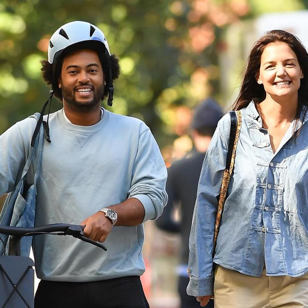 Katie Holmes and Bobby Wooten III are all smiles during romantic date in NYC