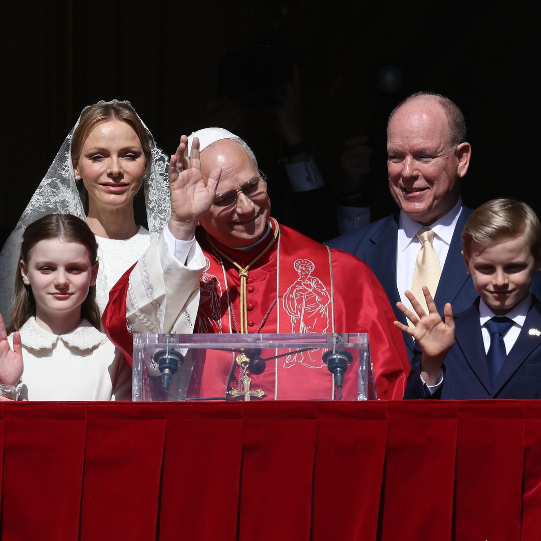 Princess Charlene and Prince Albert reunite with Pope Leo months after the pontiff’s historic visit to Monaco