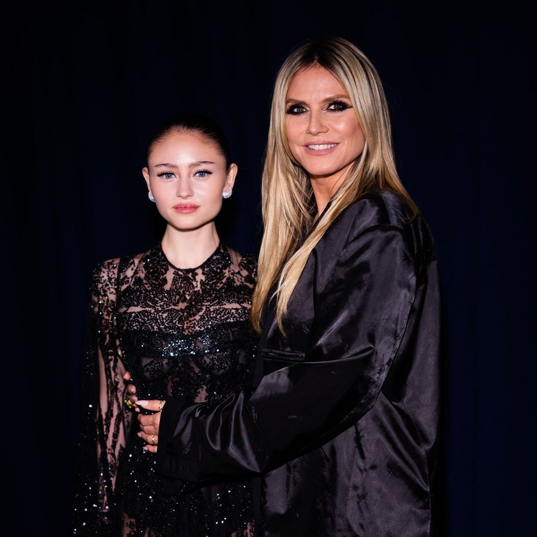 Heidi Klum and daughter Leni look like sisters in matching all-black ensembles