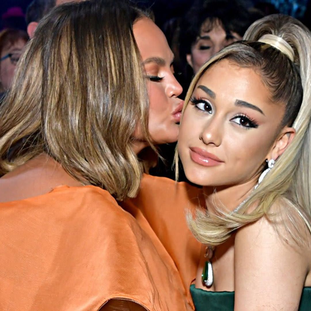 Chrissy Teigen says she lives in an ‘Ariana Grande household’ as she battles John Legend on ‘The Voice’