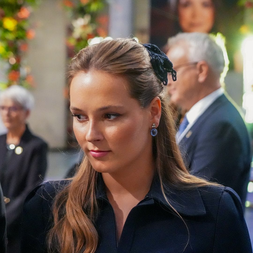Ingrid of Norway makes a quick outfit change and brings solemn elegance to the Nobel Peace Prize