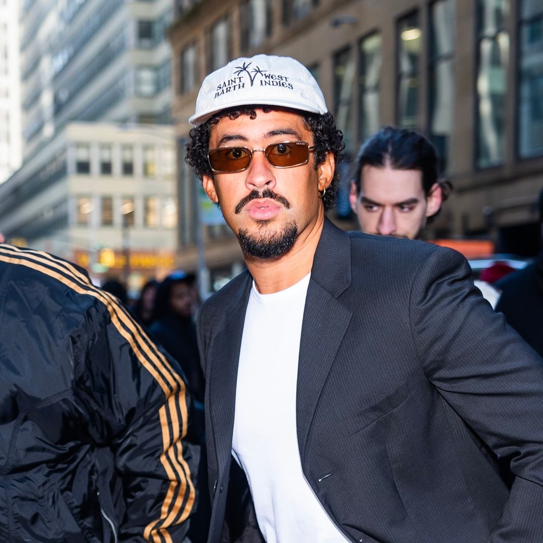 Bad Bunny's courtside fit at MSG stole the show