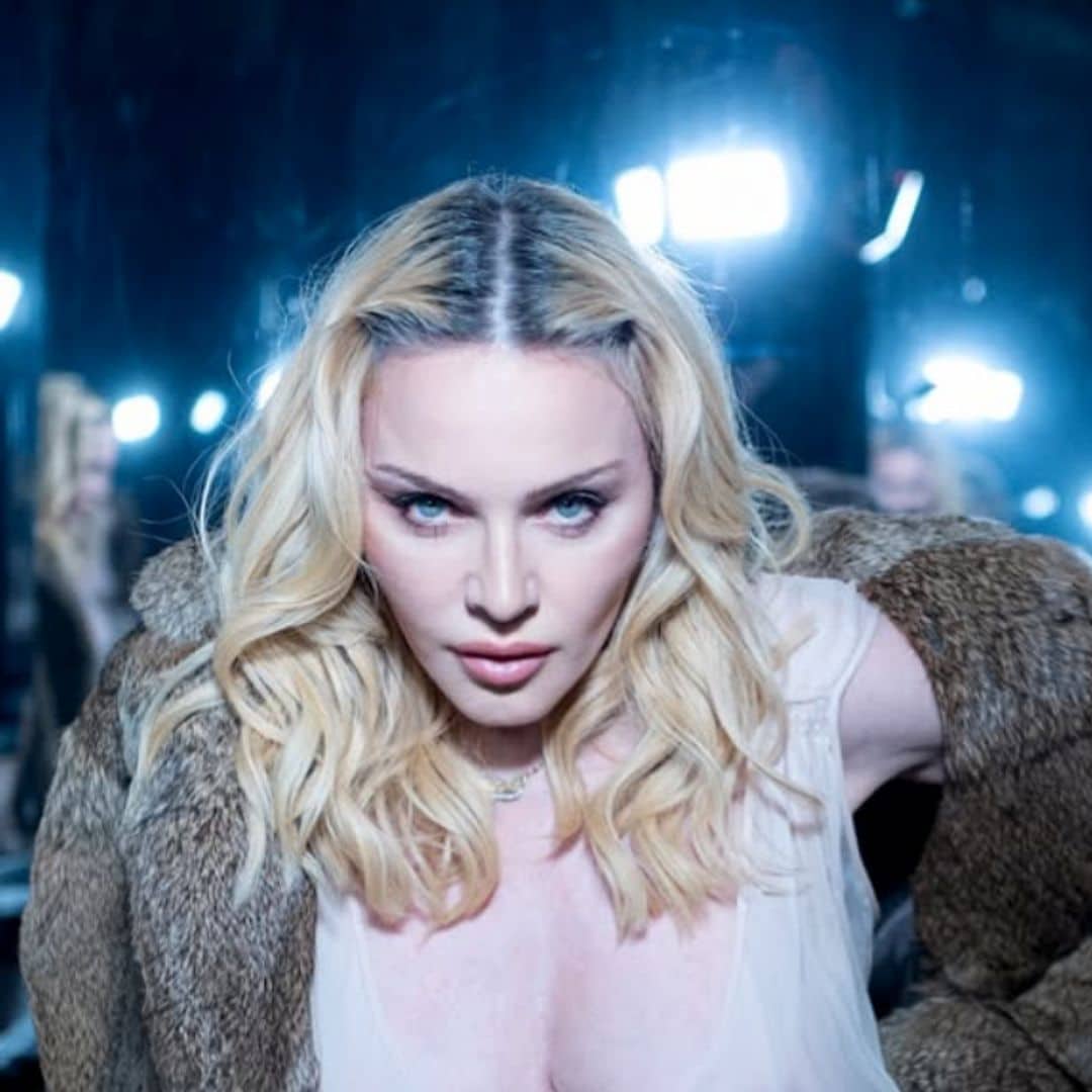 Madonna looks ageless at 67 posing in satin corset and platform heels ahead of 2026 music comeback