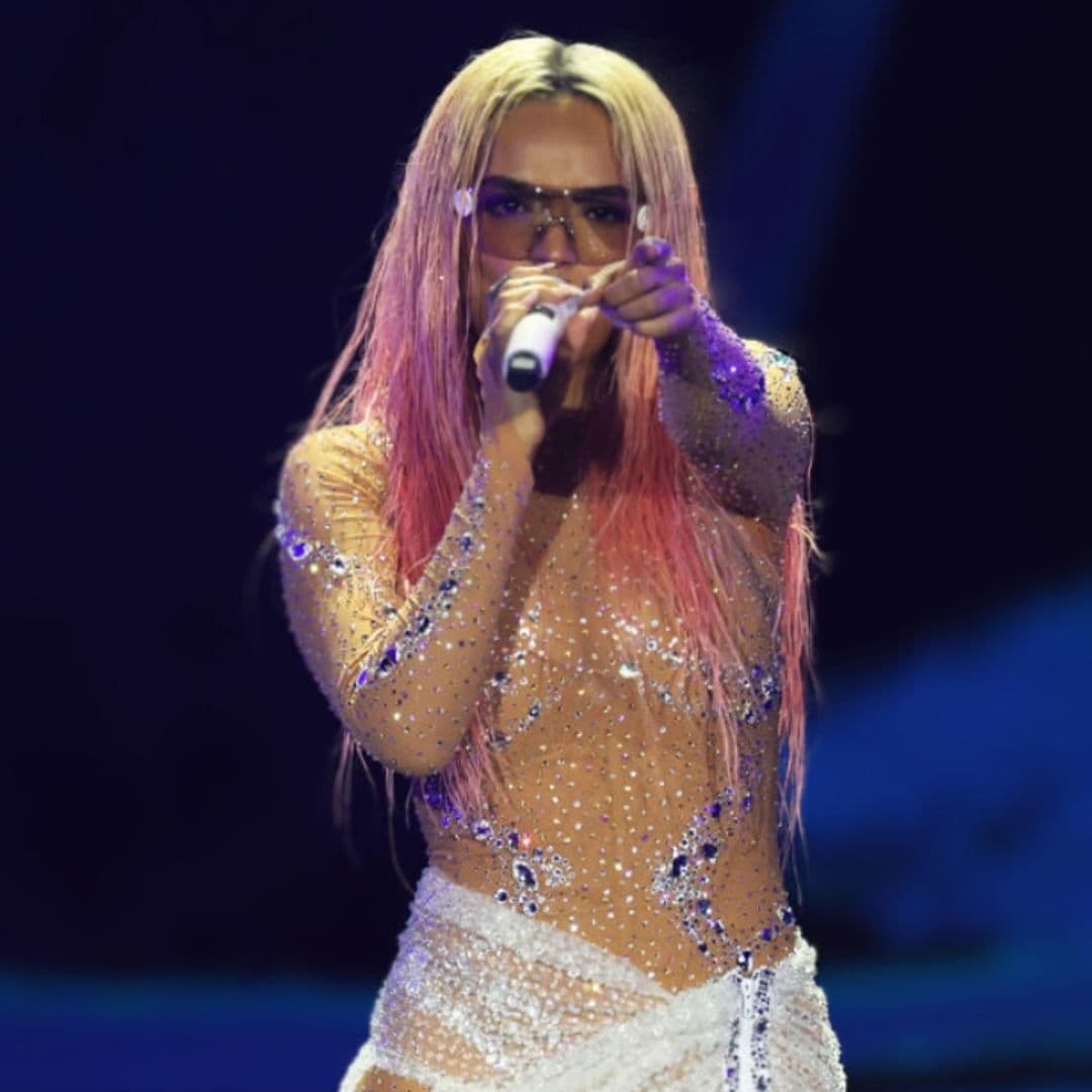 Karol G gets emotional after performing her new song in London: 'My heart is full'