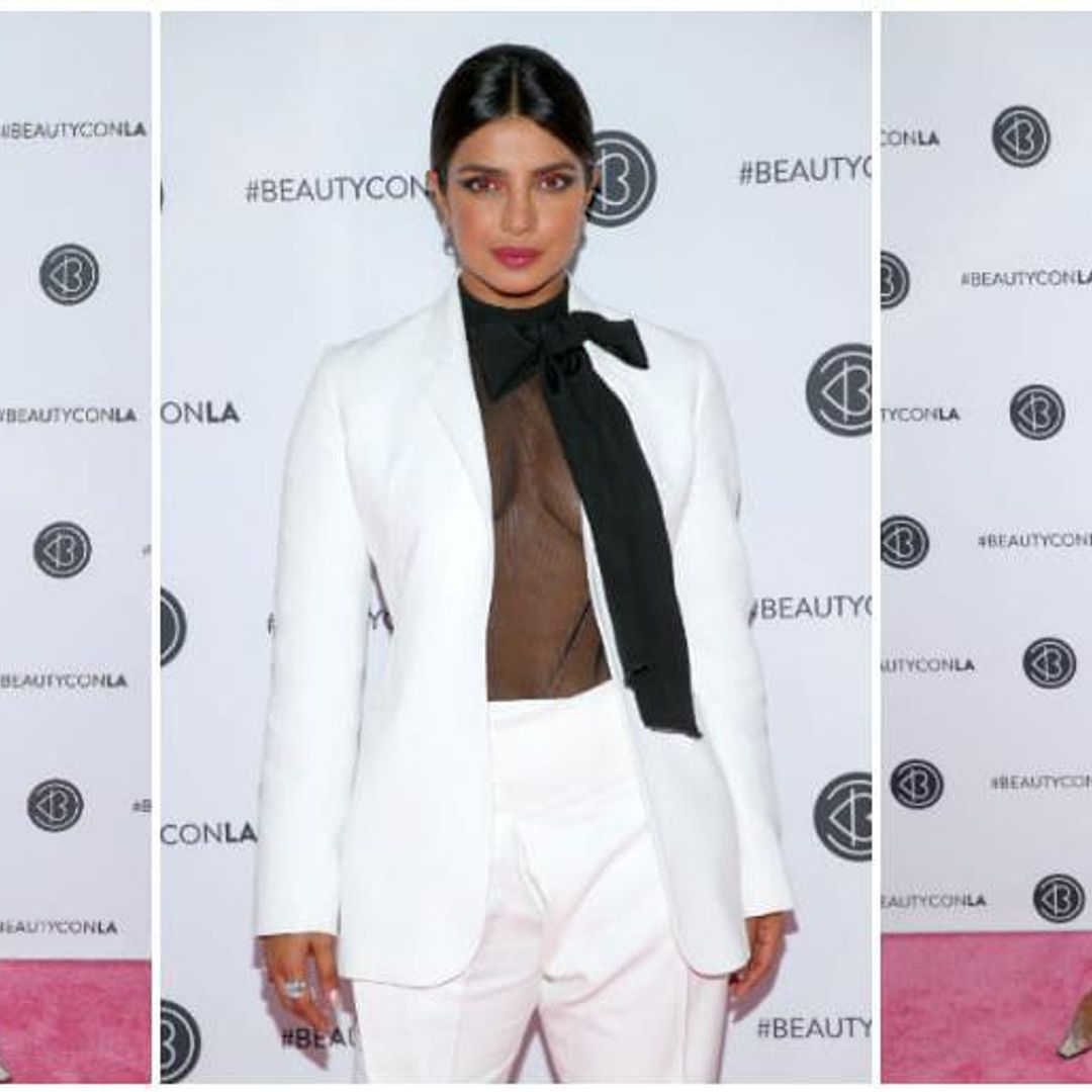 Transparencia y lazos: así los lleva Priyanka Chopra