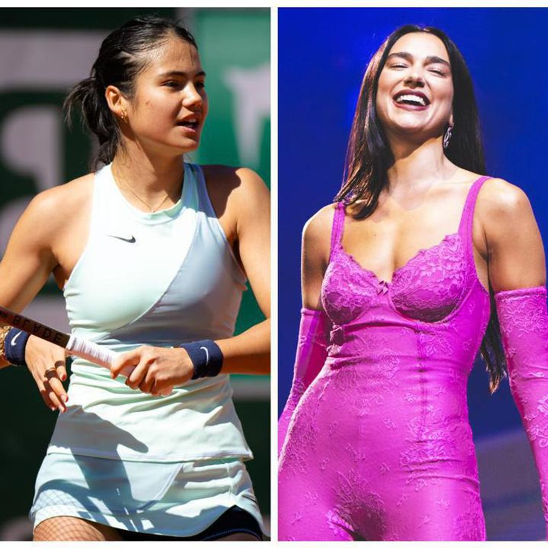 WATCH: Emma Raducanu teaches Dua Lipa how to play tennis in hilarious commercial