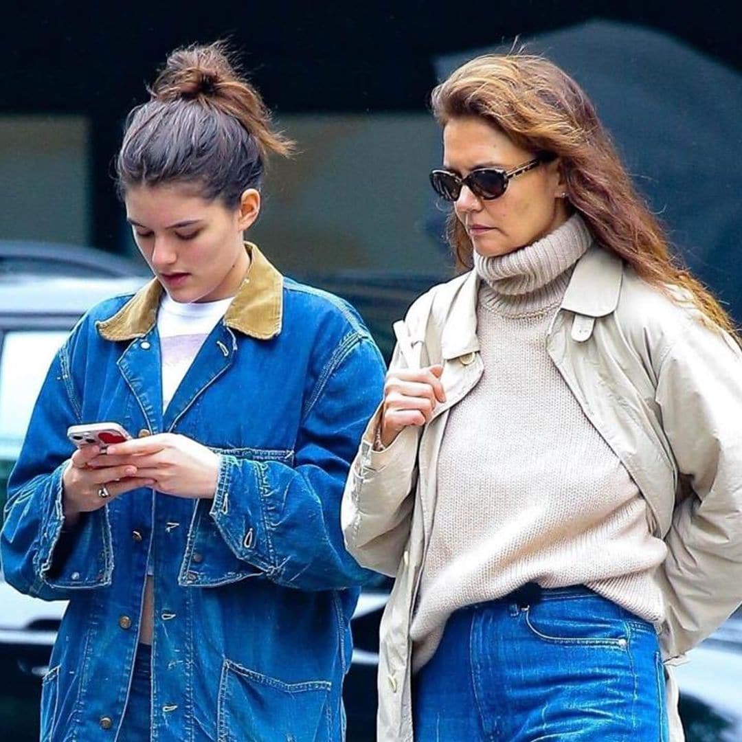 Katie Holmes and Suri Cruise join latest fashion trend in New York City outing