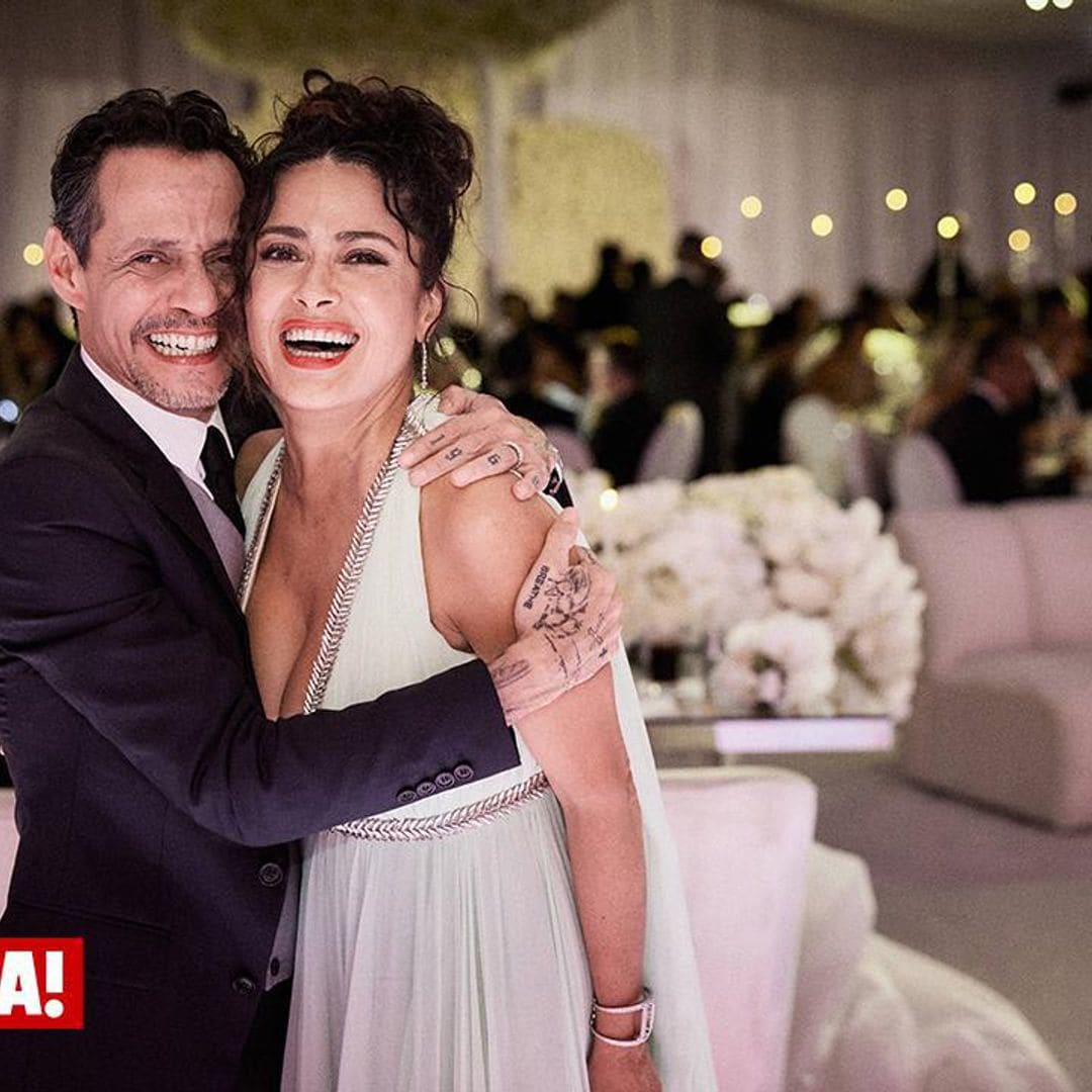Salma Hayek shares never-seen-before photos of Marc Anthony and Nadia Ferreira’s wedding
