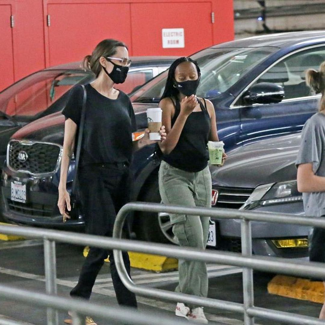Angelina Jolie was spotted shopping with her daughters at everyone’s favorite store, Target