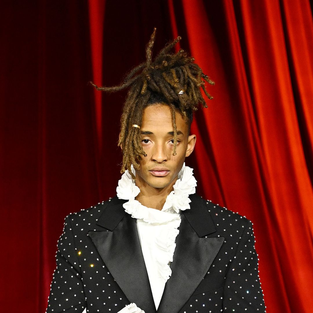 Jaden Smith turns heads in another gigantic hat and leather jacket while in Paris 