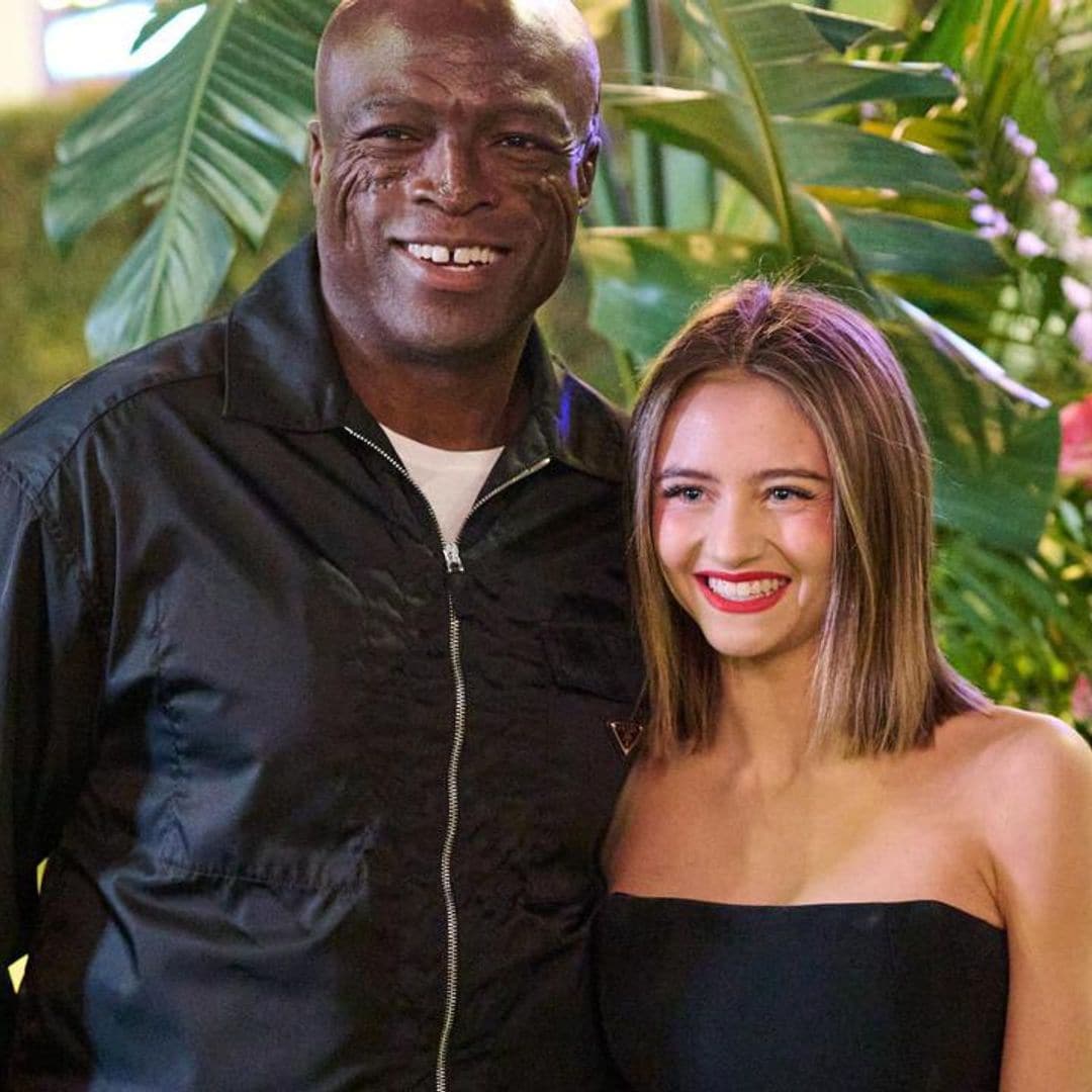 Heidi Klum’s daughter Leni shares sweet red carpet moment with dad Seal