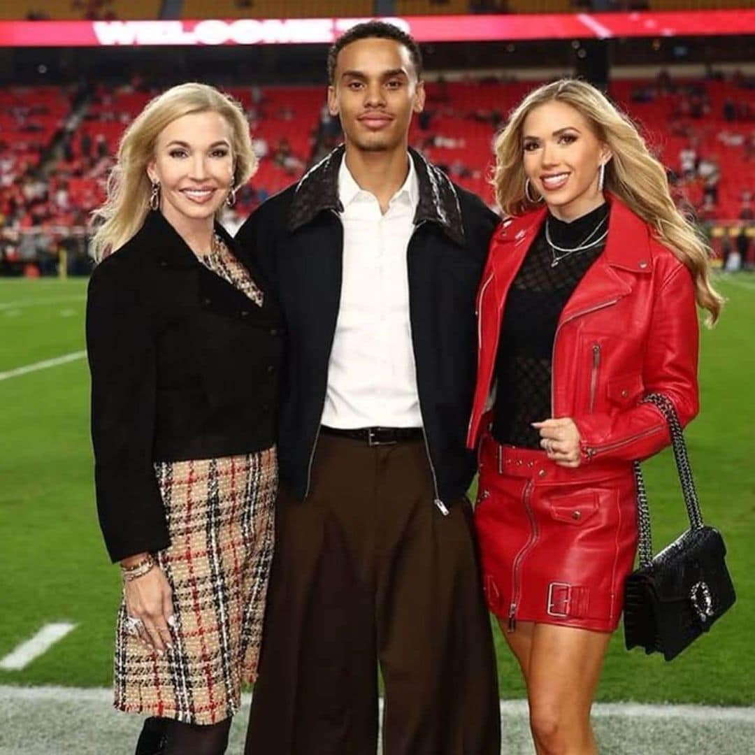 Prince Albert’s son Alexandre Grimaldi rubs shoulders with America’s Sports Dynasty, the Hunts