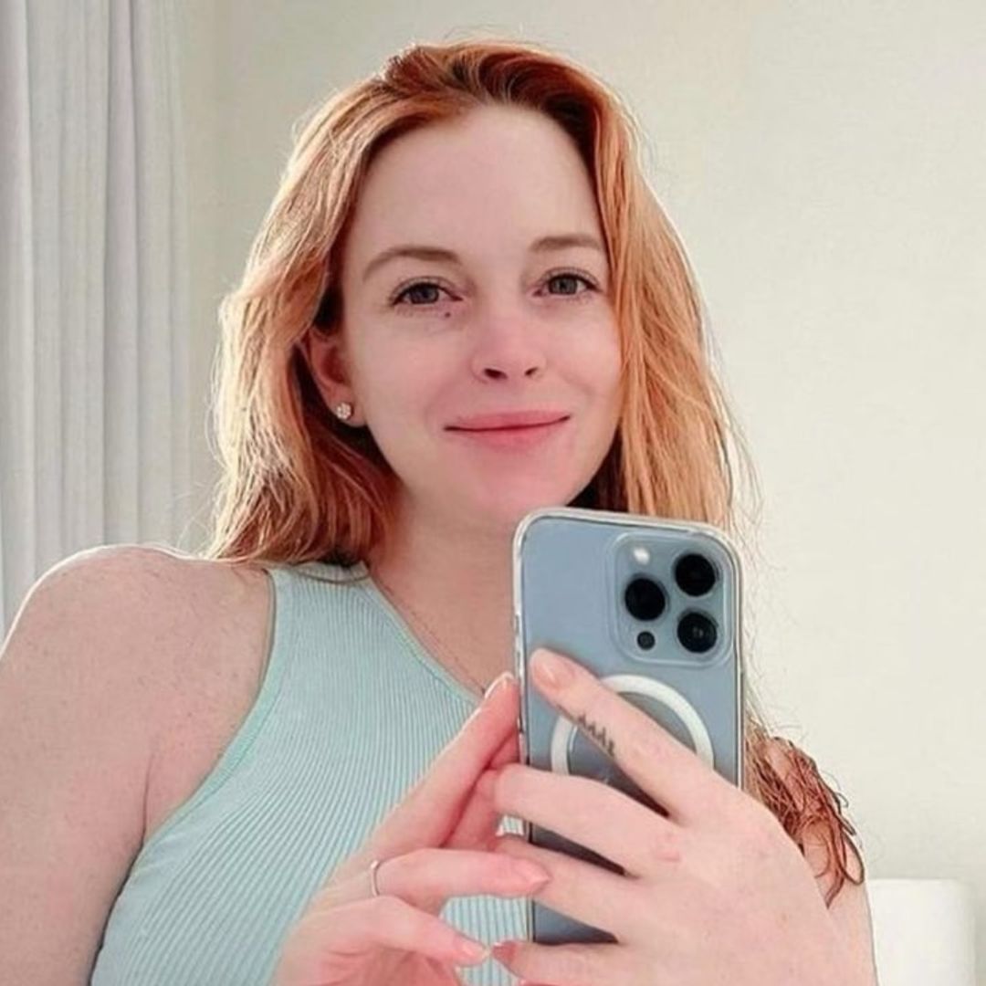 Lindsay Lohan shares her first postpartum photo in underwear: ‘I’m not a regular mom’