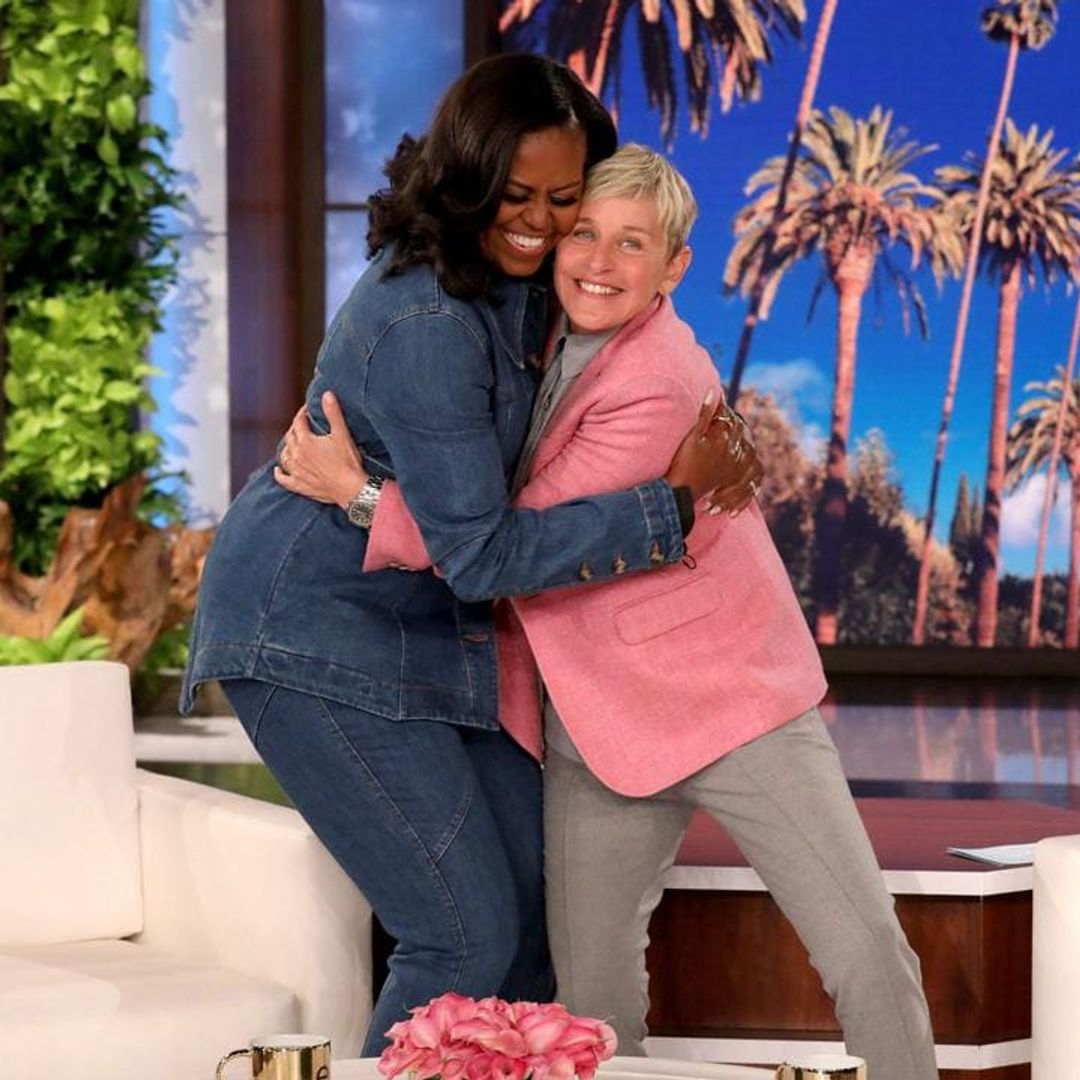 Michelle Obama joins Ellen DeGeneres for a ‘nude’ art class during final appearance on the talk show
