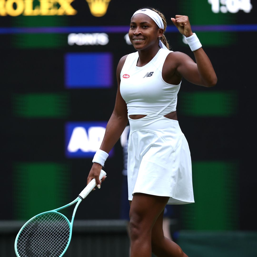 Coco Gauff's adorable and stylish Wimbledon manicure