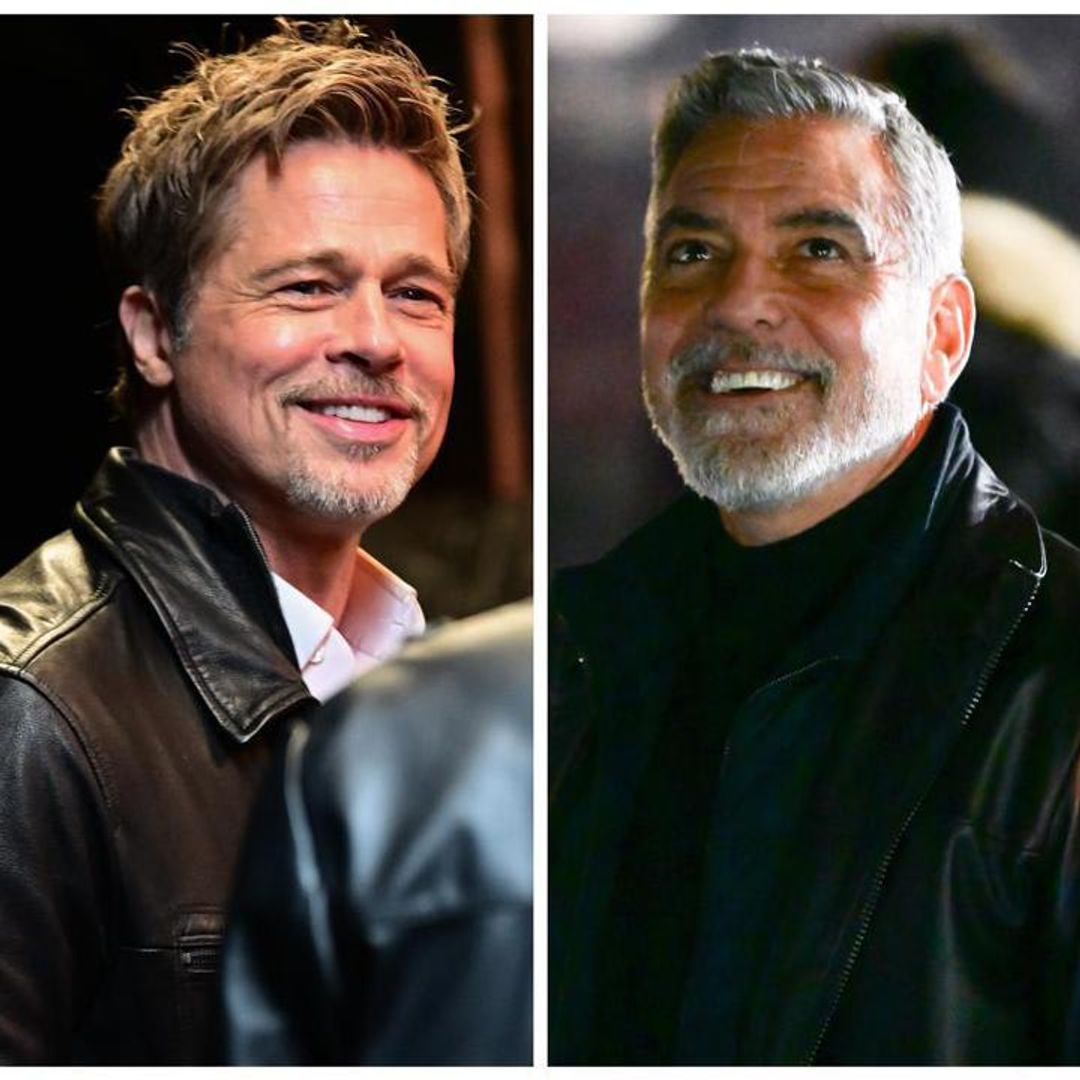 Brad Pitt and George Clooney spotted in all-black outfits on the set of ‘Wolves’ in NYC