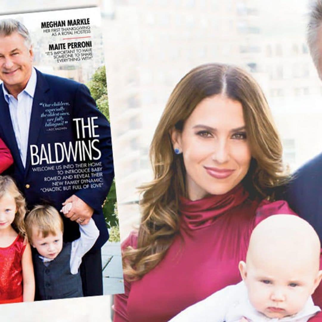 Alec and Hilaria Baldwin welcome HOLA! USA into their home for exclusive meeting with baby Romeo