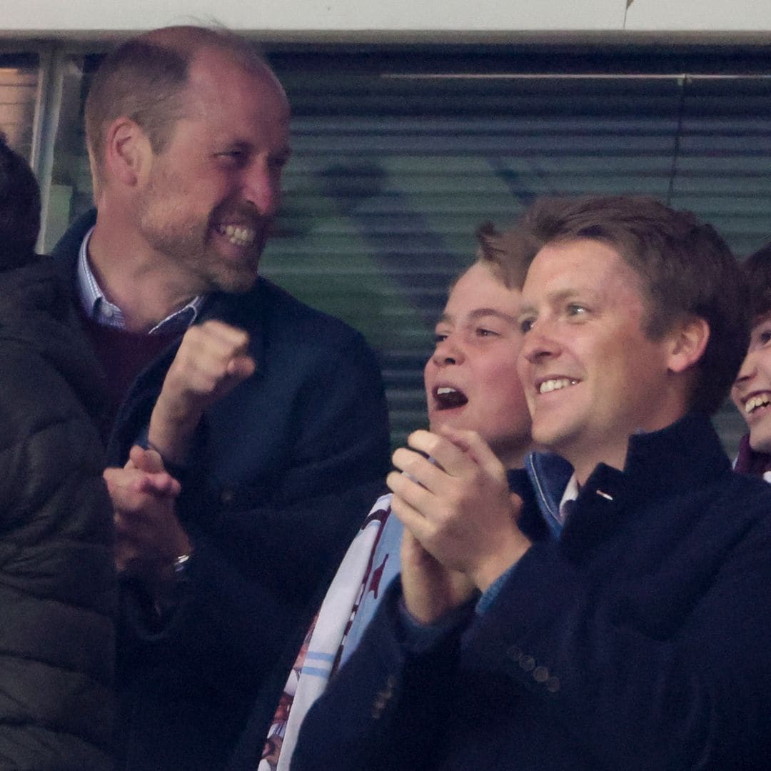Pregnant Duchess spotted at game with Duke, Prince William and Prince George