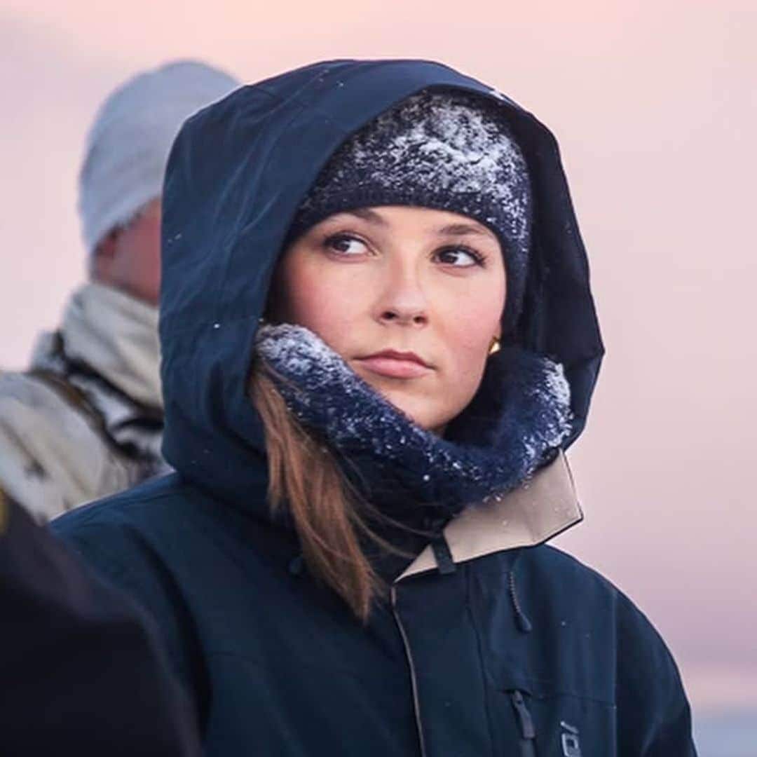 Ingrid of Norway channels ‘Frozen’ vibes on a dog sled journey through the Arctic north