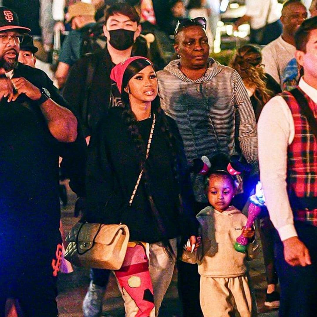 Cardi B takes daughter Kulture to Disneyland for a day of fun