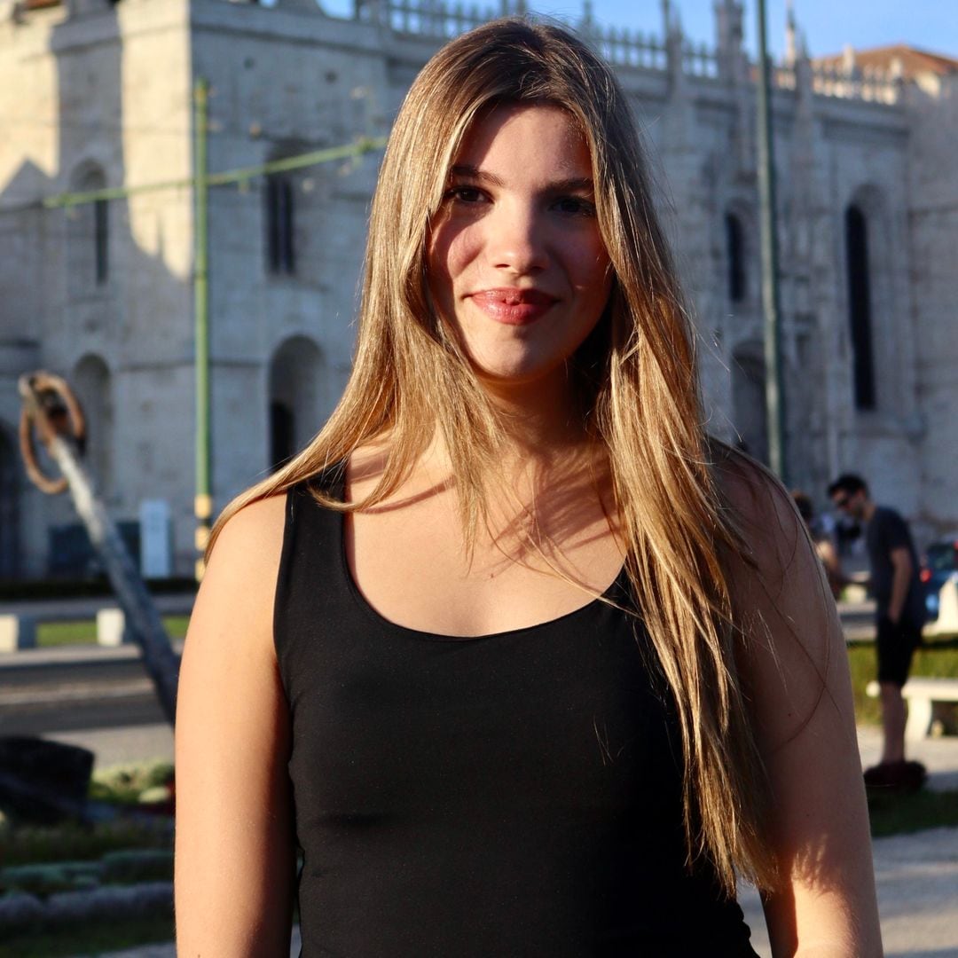 Queen Letizia's daughter Infanta Sofia pictured at her new school abroad