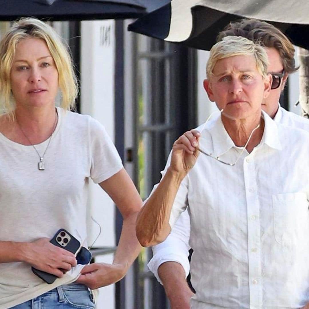 Ellen DeGeneres and Portia de Rossi spotted following the death of her ex Anna Heche