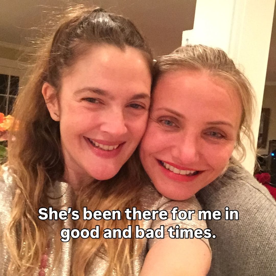 Barrymore and Diaz met when they were kids