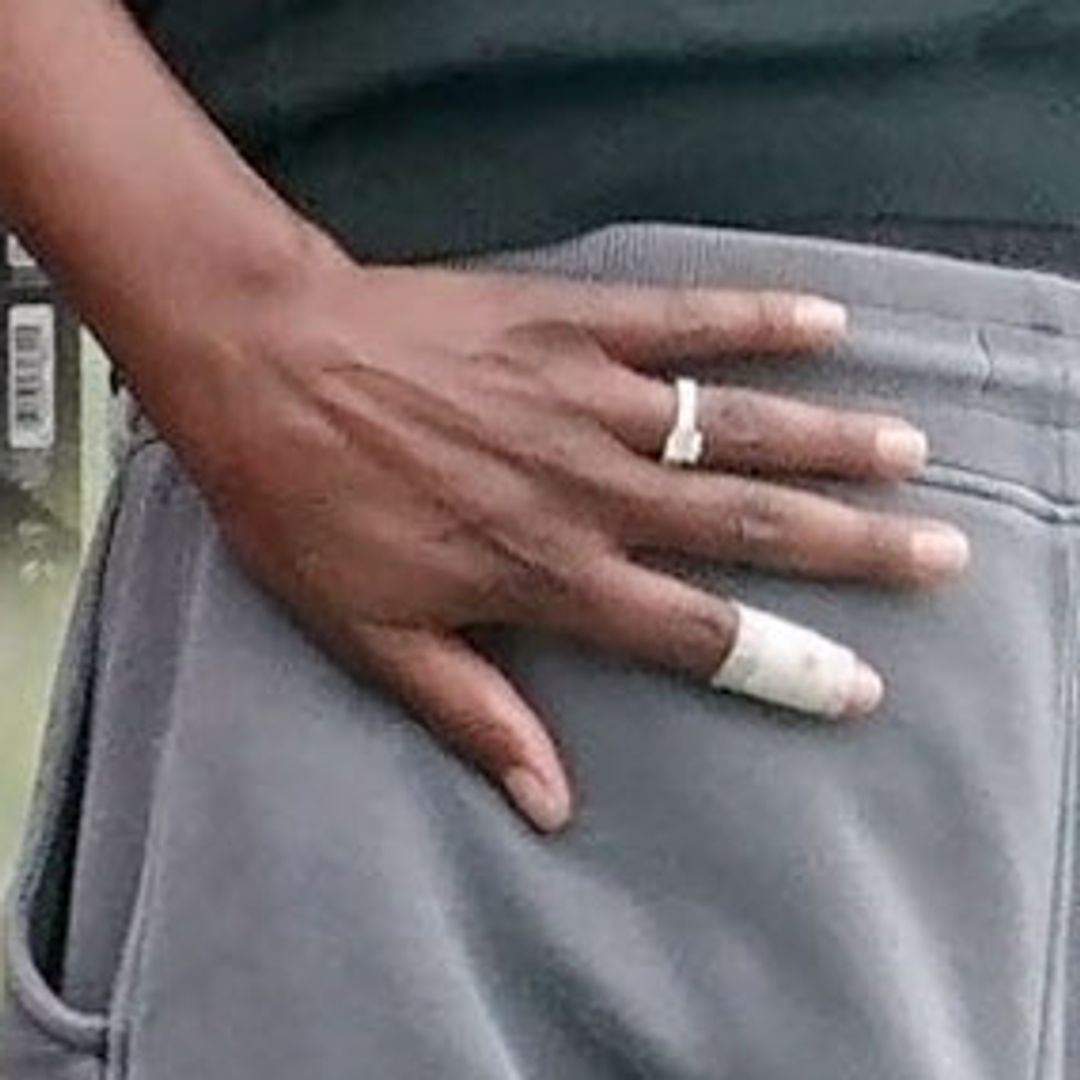 She wore the diamond dazzler throughout practice 