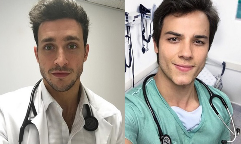 Estos famosos doctores de Instagram harán que mueras por una cita