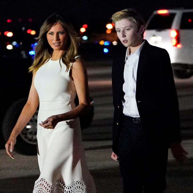 Cómo explicó Melania Trump a su hijo Barron los peligros de las sustancias prohibidas