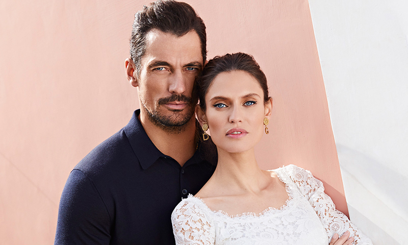 David Gandy y Bianca Balti