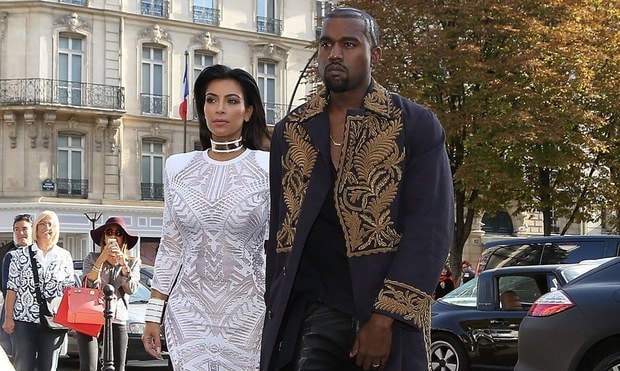 Kanye West, Kim Kardashian Spotted in Paris Ahead of Wedding