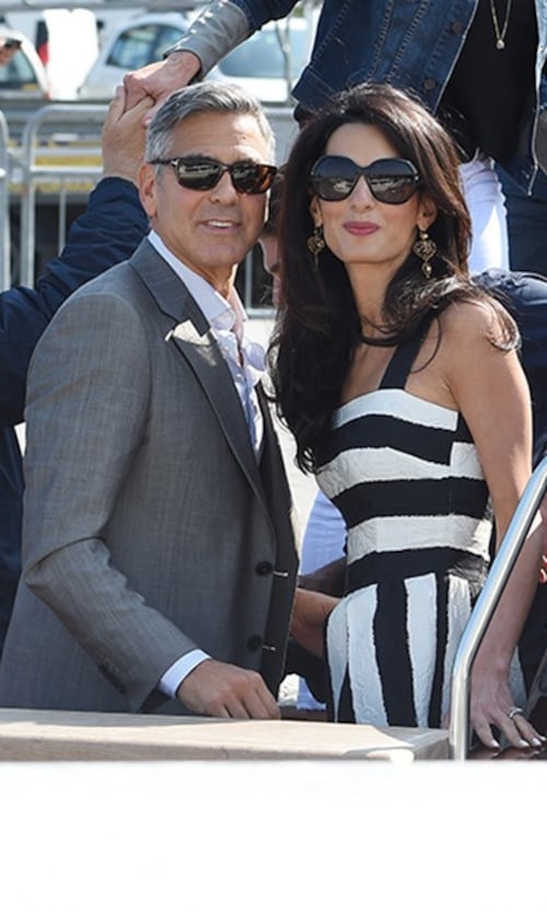 George and Amal Clooney celebrate nuptials with lavish party in the UK