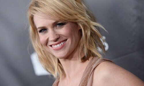 January Jones hopes for 'love and laughter' on 37th birthday