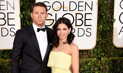 Jenna Dewan-Tatum and Channing Tatum battle on the dance floor at Golden Globes afterparty