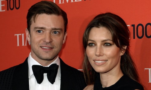 Justin Timberlake and Jessica Biel share first photo of baby son Silas