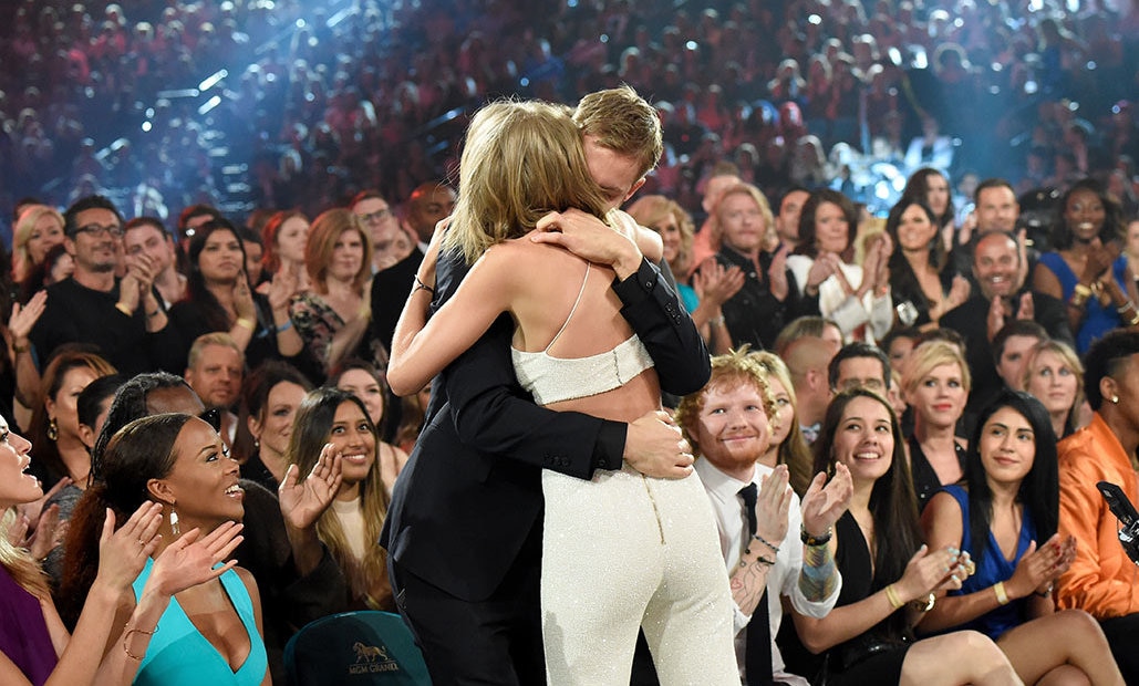 Taylor Swift and Calvin Harris make romance official at Billboard Awards 