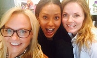 Mel B, Geri Halliwell and Emma Bunton have mini Spice Girls reunion