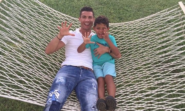 Cristiano Ronaldo celebrates son's 5th birthday