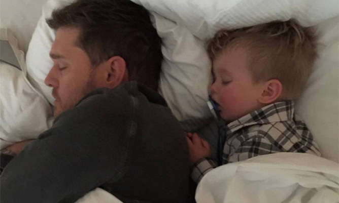 Michael Buble's son doing 'well' after hospital visit for burns