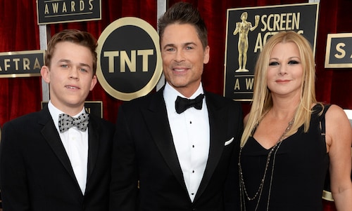 Rob Lowe on son John acting: 'I'm not letting him drop out of college'