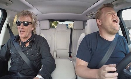 A$AP Rocky joins Rod Stewart for carpool karaoke