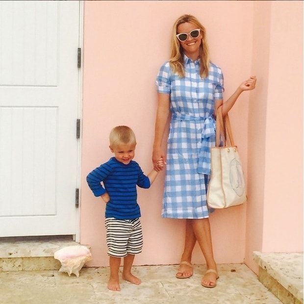 Reese Witherspoon and stylish son Tennessee star in new vacation pic