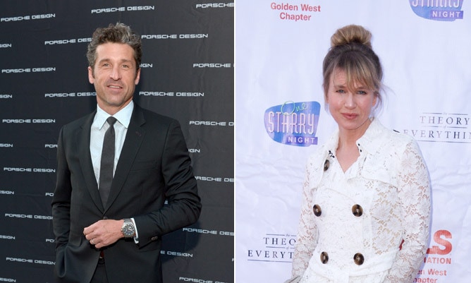 Patrick Dempsey touches down in London for 'Bridget Jones's Baby'