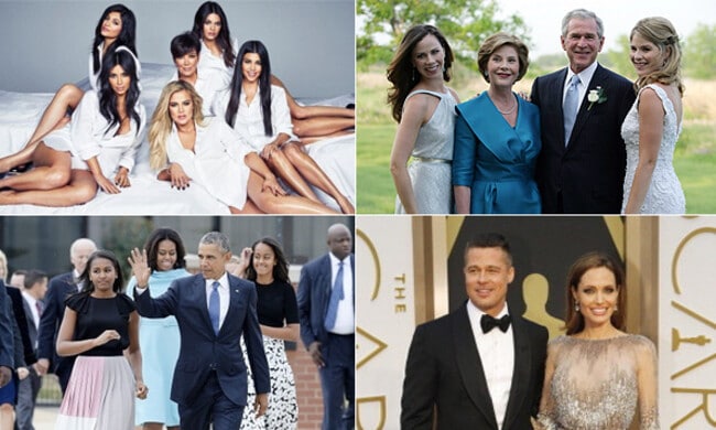 American royalty: A look at the Clintons, Trumps and Kardashians