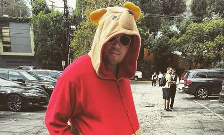 Channing Tatum dresses as a 'terrifying' Winnie the Pooh