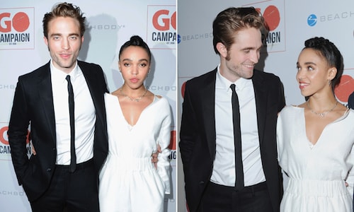 Robert Pattinson and FKA Twigs look loved up on rare date night out