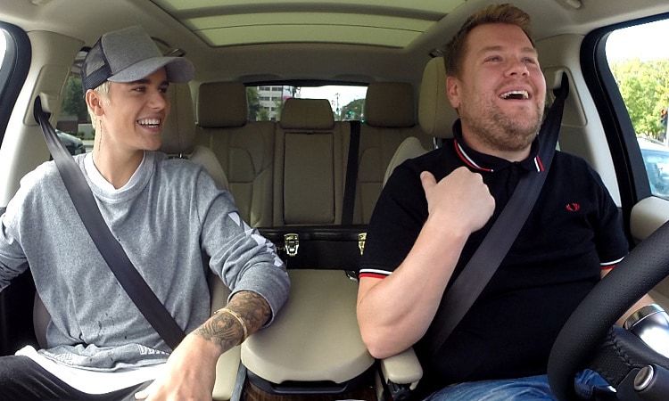 Justin Bieber and James Corden cover 'Ironic,' go shopping in 'Carpool Karaoke'