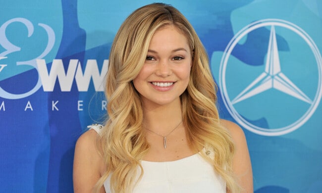 Disney star Olivia Holt's holiday goal:  Building a real snowman (in Iowa)